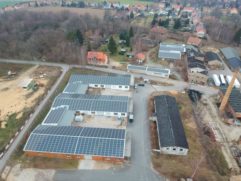 Aufdachanlage in Reinchenbach